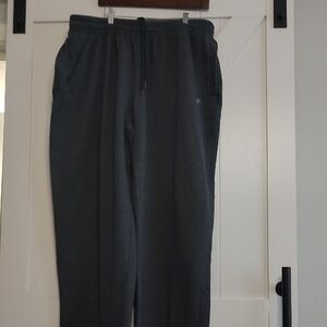 Russell Athletic Gray Sweatpants Relaxed Fit Wide Leg